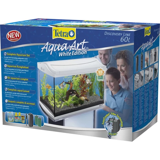 TETRA AQUAART AKVÁRIUM SZETT 60 LITER (fehér)
