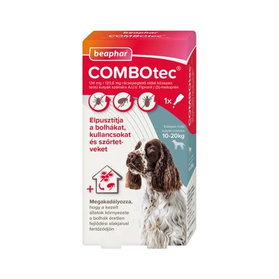 Beaphar Combotec Dog M 10-20kg bolha és kullancsirtó spot-on 1db ***
