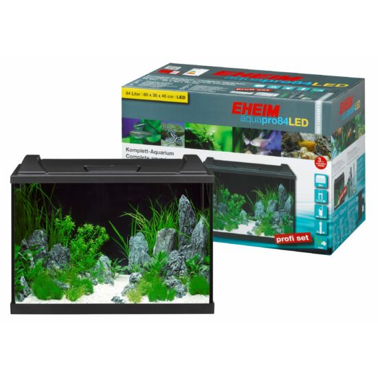 Eheim MP AquaPro 60XL LED akvárium szett 84l fekete (60x35x40) ***