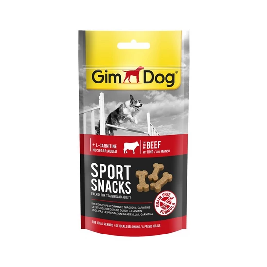 GimDog sport snacks marhás 60g ***
