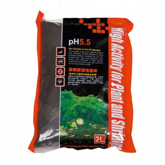Ista Shrimp Soil - pH5.5 2 liter  / S (Növényi táptalaj, aljzat garnélás akváriumokba 1-2 mm)