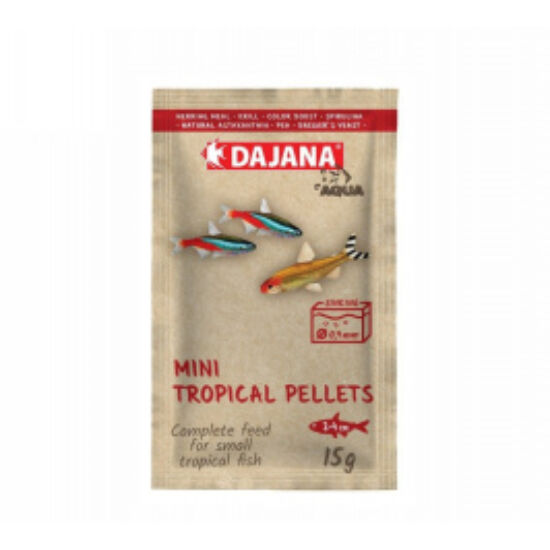 Dajana Mini Tropical Pellets 15 g (granulált haleledel)