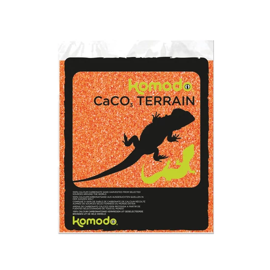 Komodo CaCo3 Sand Kalciumhomok terráriumba Orange 4kg ***