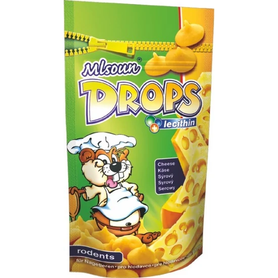 Mlsoun Drops sajtos rágcsáló jutalomfalat 75 g