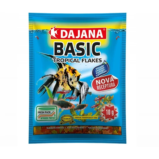 Dajana Basic Tropical Flakes 10 g (lemezes haleledel)