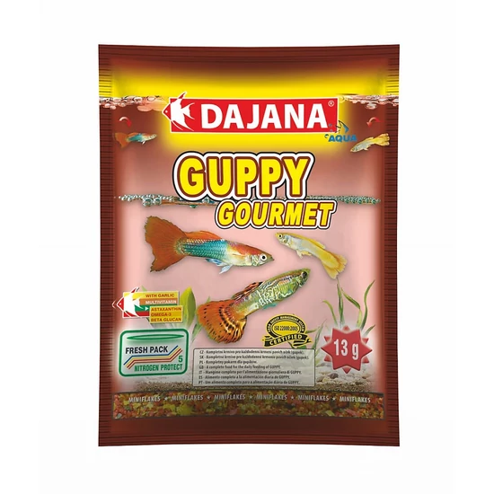 Dajana Guppy Gourmet Flakes 13 g (lemezes haleledel)