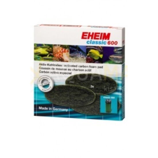 EHEIM aktívszenes szűrőpárna Classic 600 (2217)szűrőbe - 3 db
